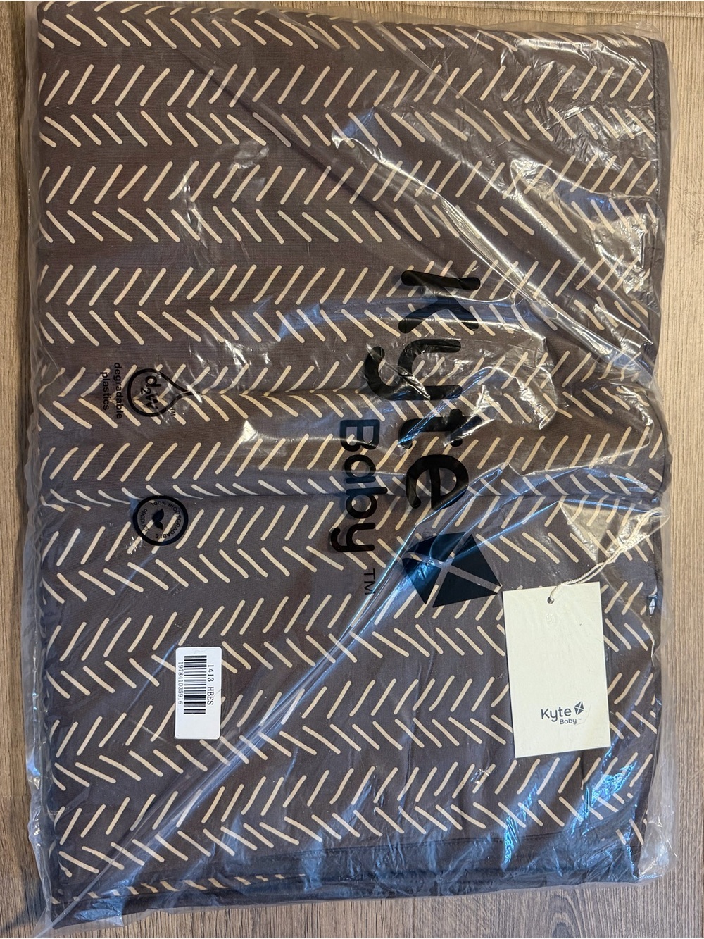 Kyte BABY EspressoHerringbone Toddler Blanket